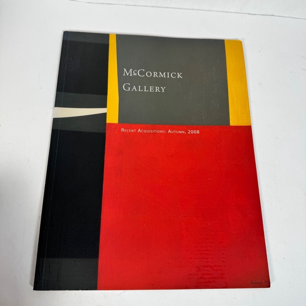 McCormick Gallery Recent Acquisitions Autumn 2008 Art Exhibition Catalog